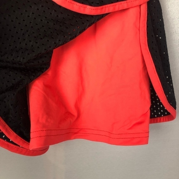 BRO Fitwear Neon Orange & Black Mesh Running Shorts S - Picture 4 of 4